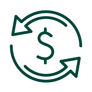Financial Sustainability vector logo